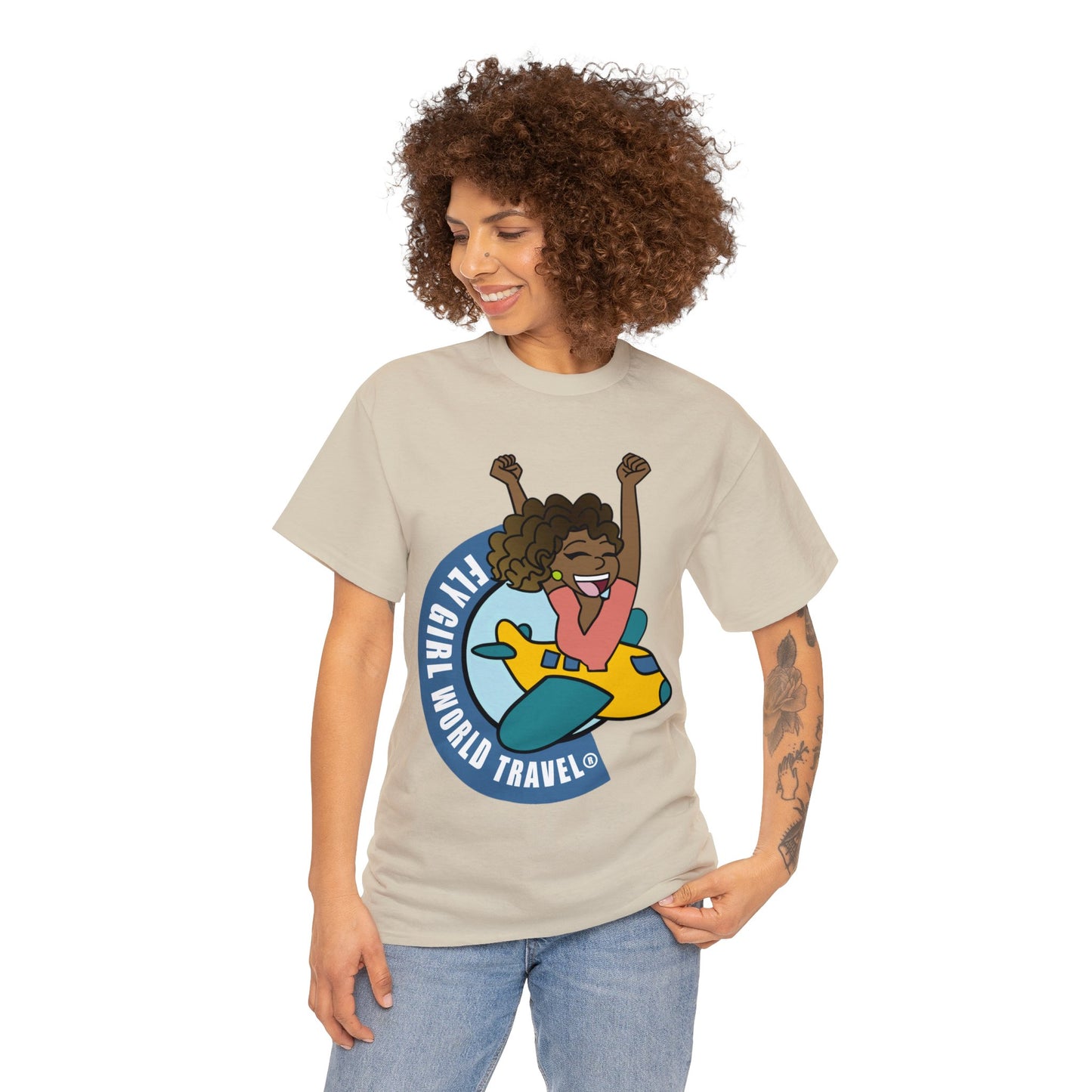 FlyGirl Unisex Heavy Cotton Tee