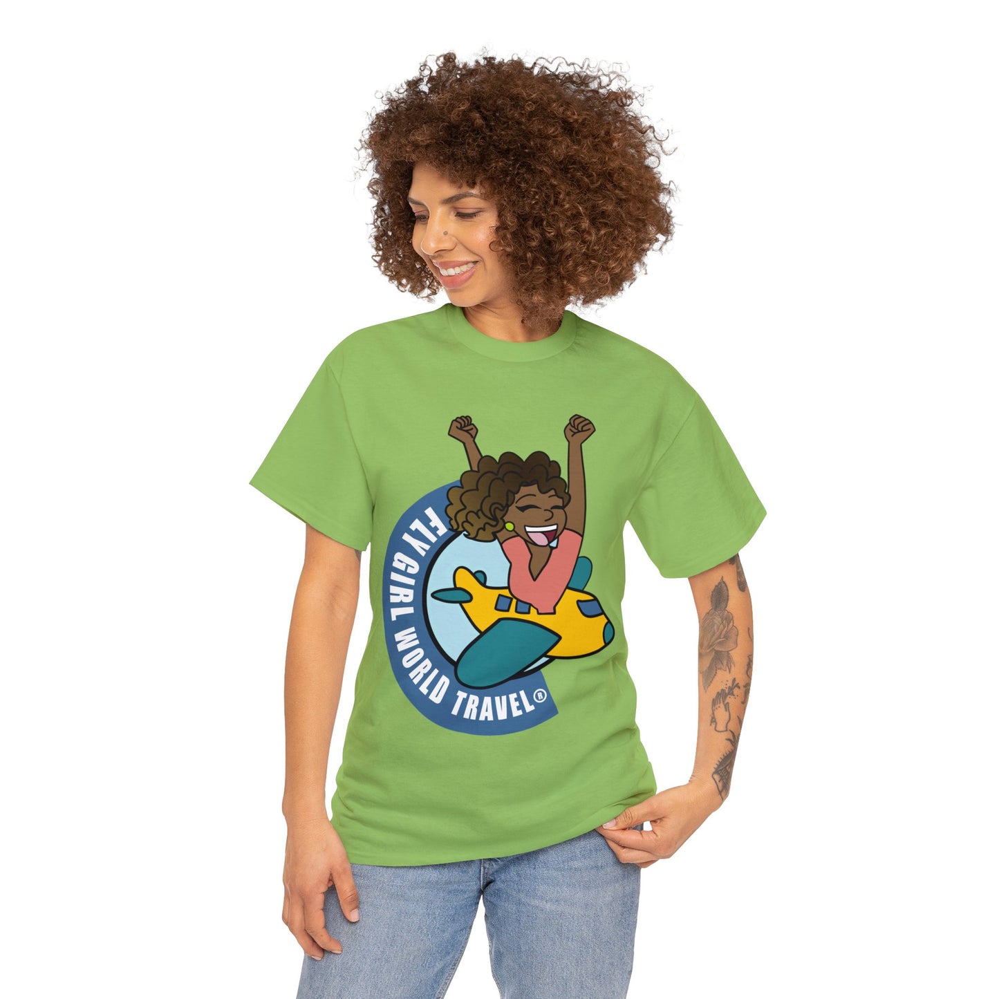 FlyGirl Unisex Heavy Cotton Tee