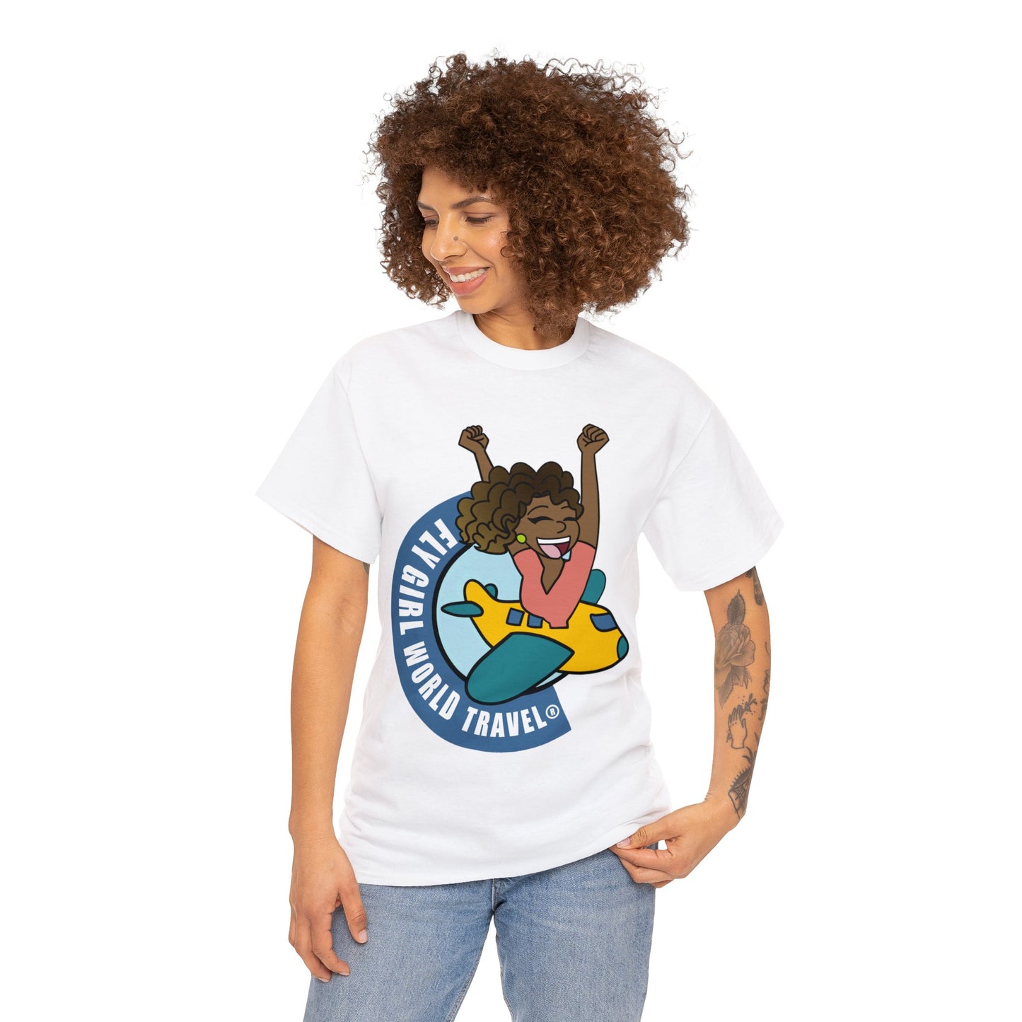 FlyGirl Unisex Heavy Cotton Tee