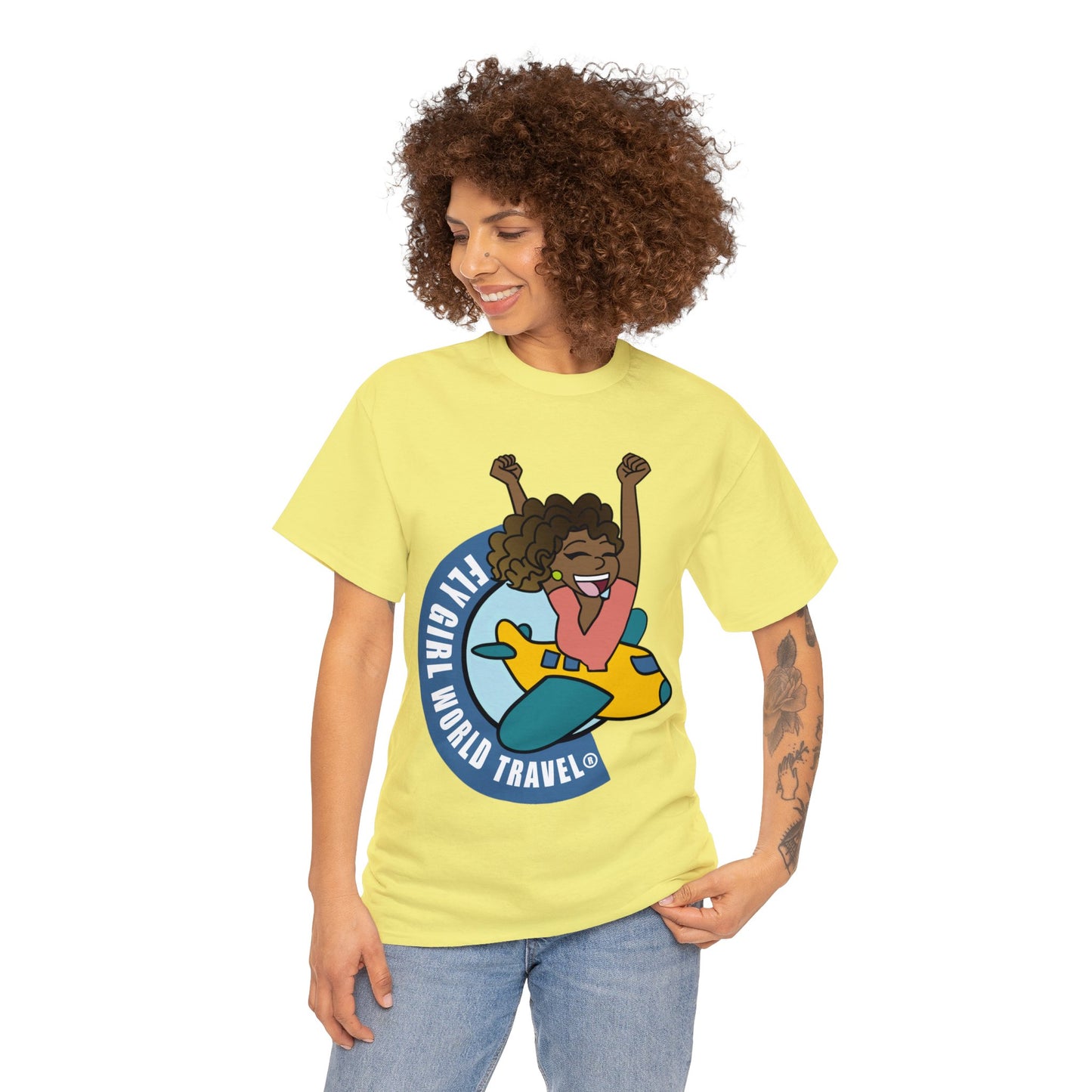 FlyGirl Unisex Heavy Cotton Tee