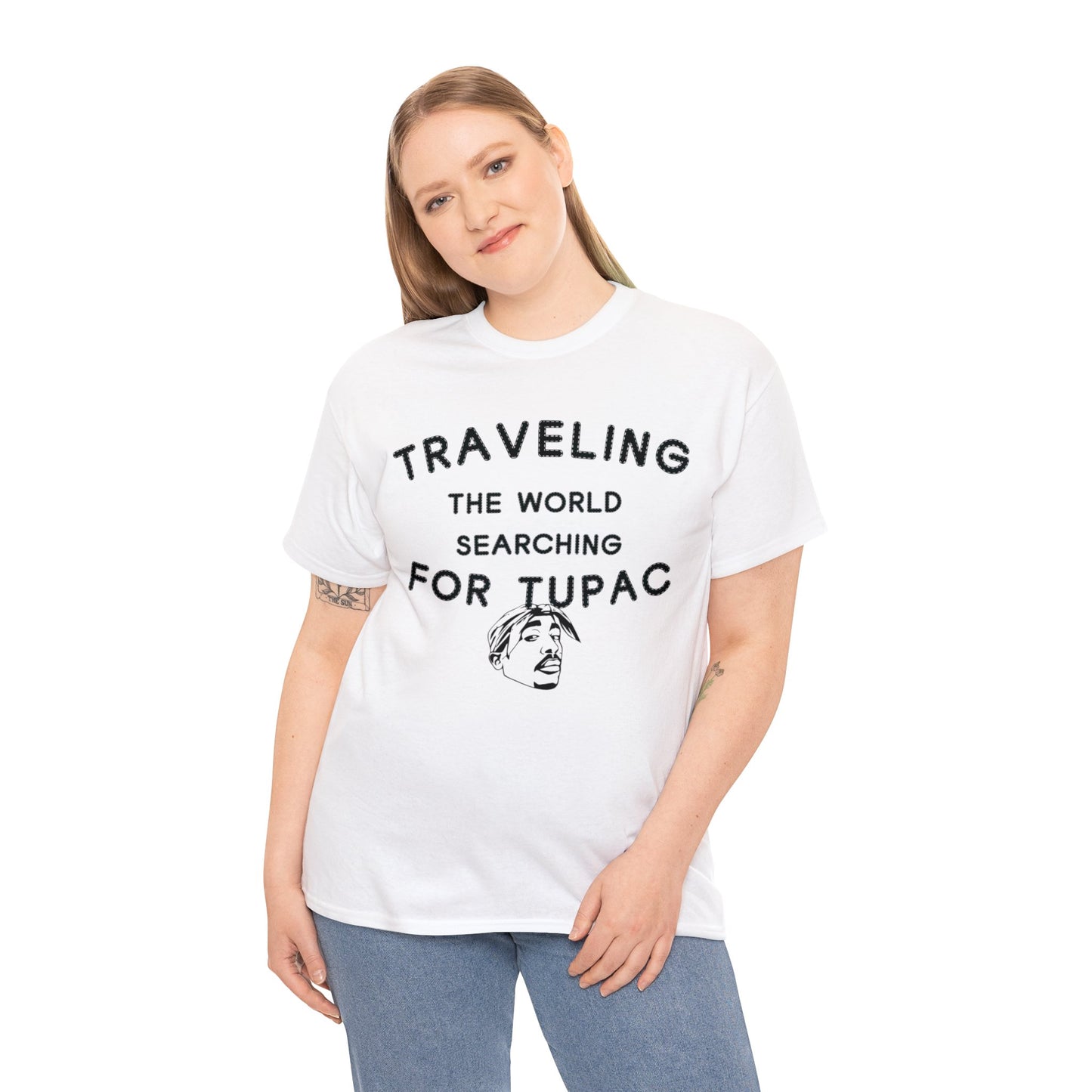 Searching For 2Pac -Plain Tee