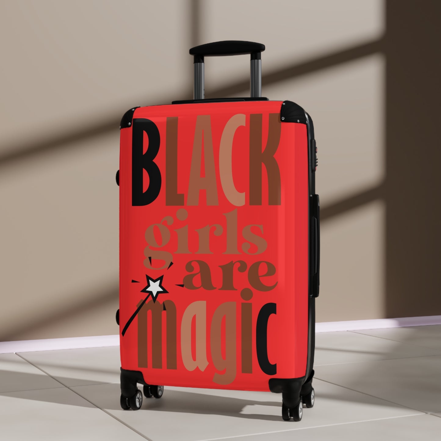 Black Girls Are Magic Luggage