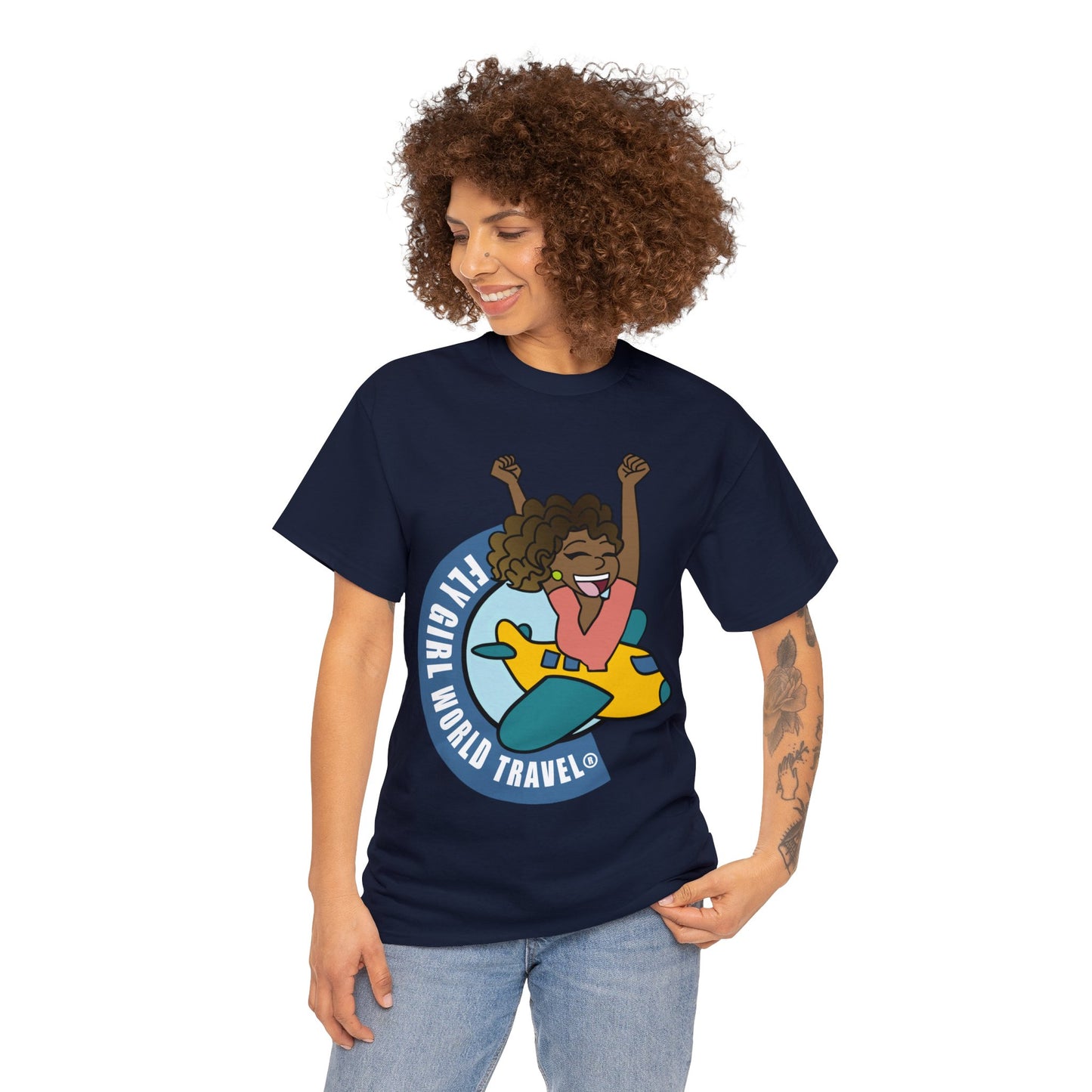 FlyGirl Unisex Heavy Cotton Tee