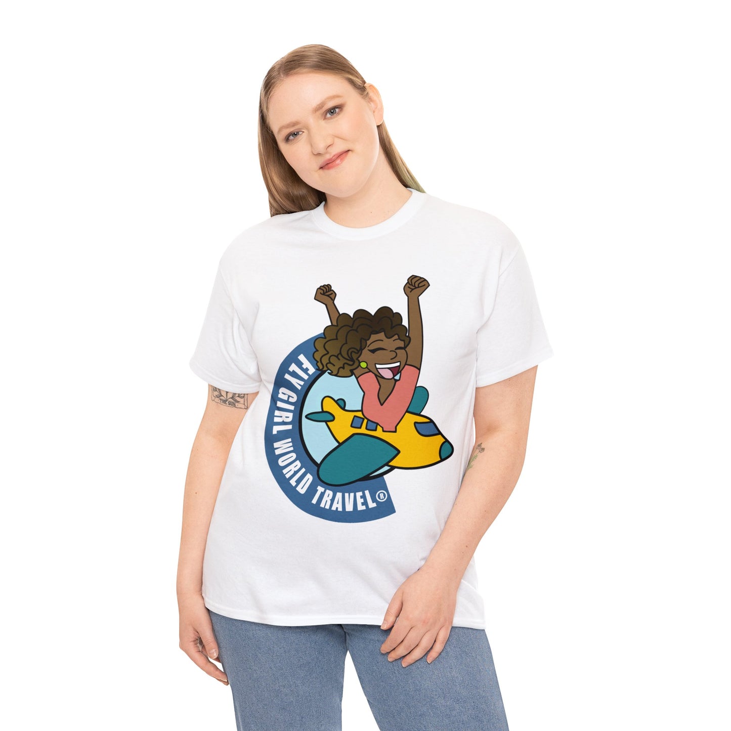 FlyGirl Unisex Heavy Cotton Tee